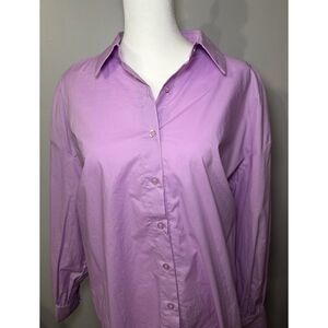 Walter Baker Vincenza Sz Small Shirt Women's 100% Cotton Lilac